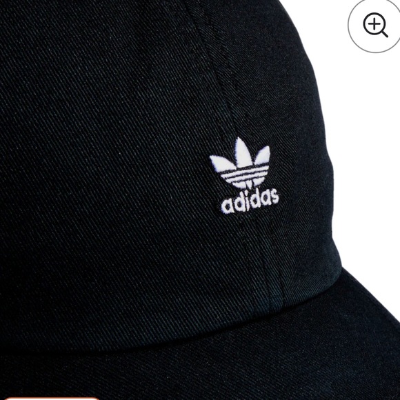 Adidas women’s hat STRAPBACK HAT gray new baseball cap ponytail black - Picture 2 of 7